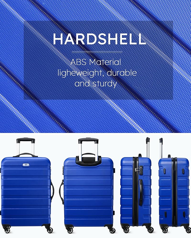 Amazon.com | Suitour Luggage 3 Piece Sets Hard Shell Luggage